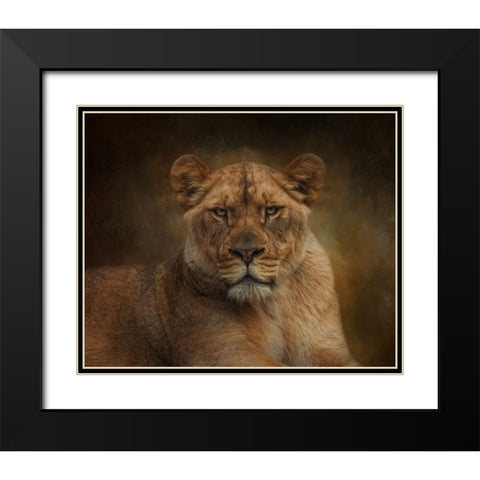Confidence in Power Black Modern Wood Framed Art Print with Double Matting by Parker, Kelley