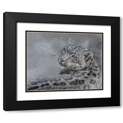 The Look Black Modern Wood Framed Art Print with Double Matting by Parker, Kelley