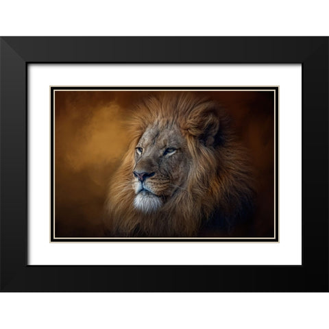 The Protector Black Modern Wood Framed Art Print with Double Matting by Parker, Kelley
