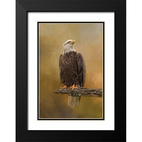 Peace Seeker Black Modern Wood Framed Art Print with Double Matting by Parker, Kelley