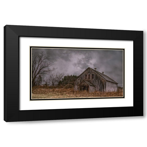 Overtaken by Time Black Modern Wood Framed Art Print with Double Matting by Parker, Kelley