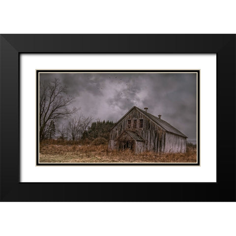 Overtaken by Time Black Modern Wood Framed Art Print with Double Matting by Parker, Kelley