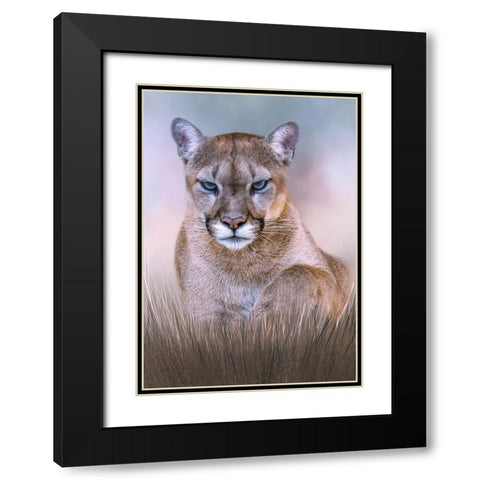 The Hypnotist Black Modern Wood Framed Art Print with Double Matting by Parker, Kelley