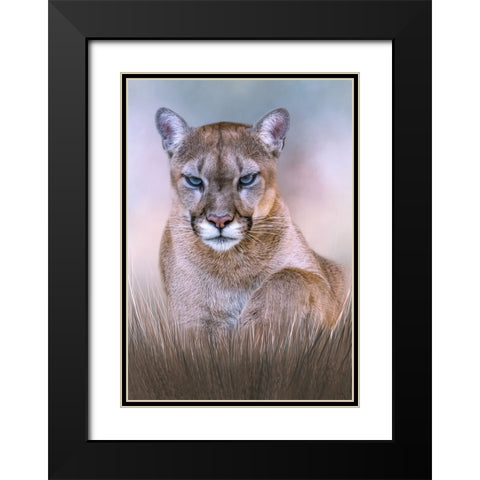 The Hypnotist Black Modern Wood Framed Art Print with Double Matting by Parker, Kelley