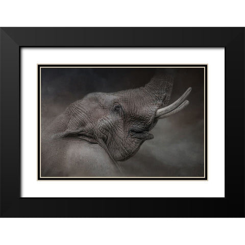 Rising Above Black Modern Wood Framed Art Print with Double Matting by Parker, Kelley