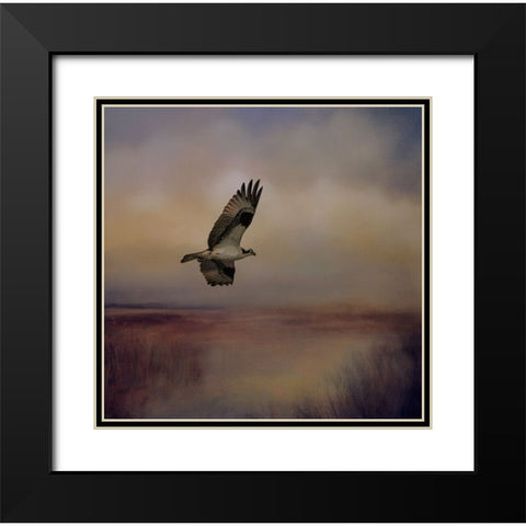 Going Fishing Black Modern Wood Framed Art Print with Double Matting by Parker, Kelley