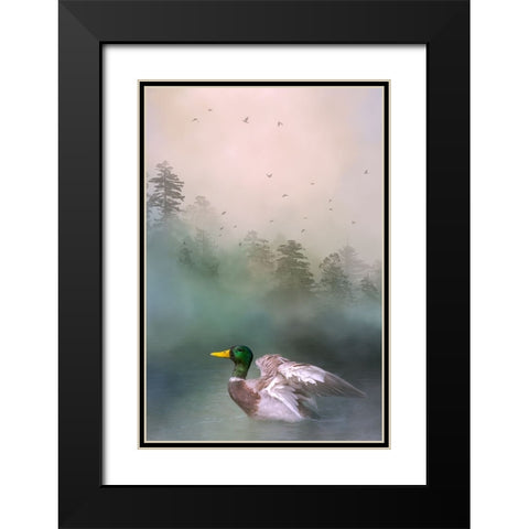 Beauty in the Midst Black Modern Wood Framed Art Print with Double Matting by Parker, Kelley