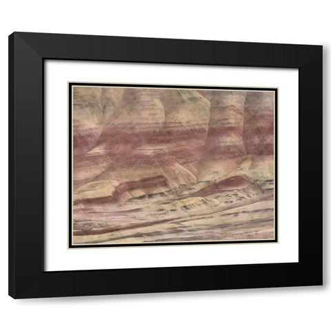 Painted Hills Black Modern Wood Framed Art Print with Double Matting by McFerrin, Larry