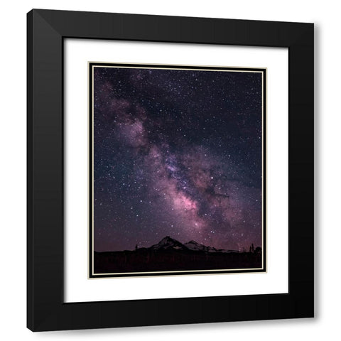 Sisters Milky Way Black Modern Wood Framed Art Print with Double Matting by McFerrin, Larry