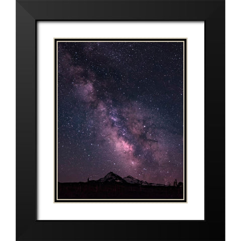 Sisters Milky Way Black Modern Wood Framed Art Print with Double Matting by McFerrin, Larry