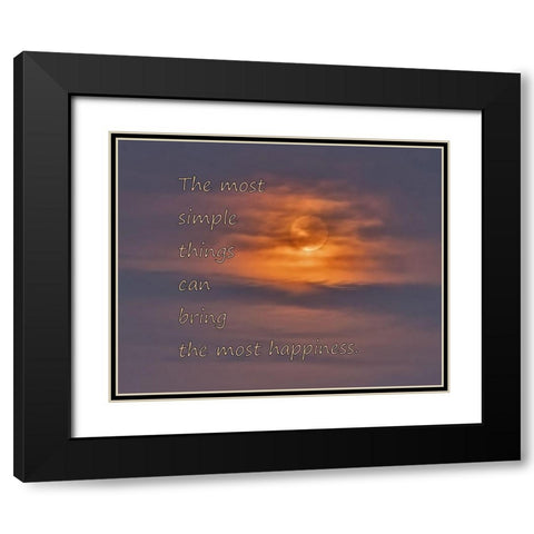Painted Hills Blue Moon Black Modern Wood Framed Art Print with Double Matting by McFerrin, Larry