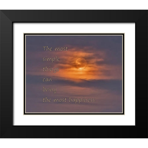 Painted Hills Blue Moon Black Modern Wood Framed Art Print with Double Matting by McFerrin, Larry