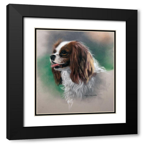 Regal Companion Black Modern Wood Framed Art Print with Double Matting by Harrison, Lesley