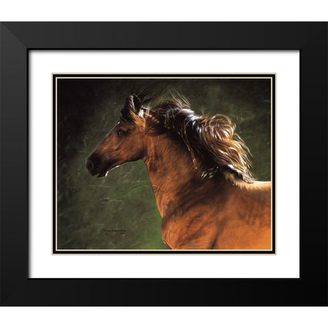 Lookin at You Black Modern Wood Framed Art Print with Double Matting by Harrison, Lesley