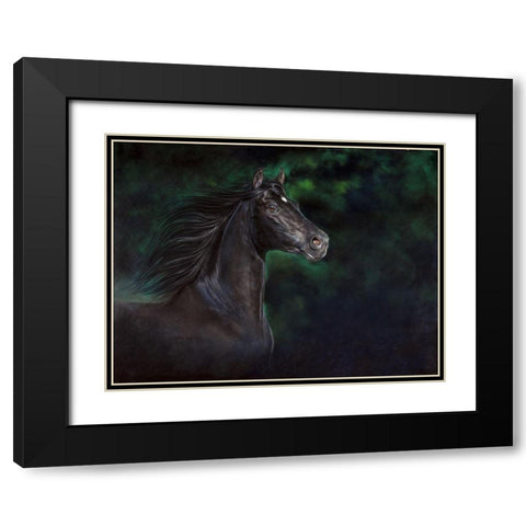 Proud Beauty Black Modern Wood Framed Art Print with Double Matting by Harrison, Lesley