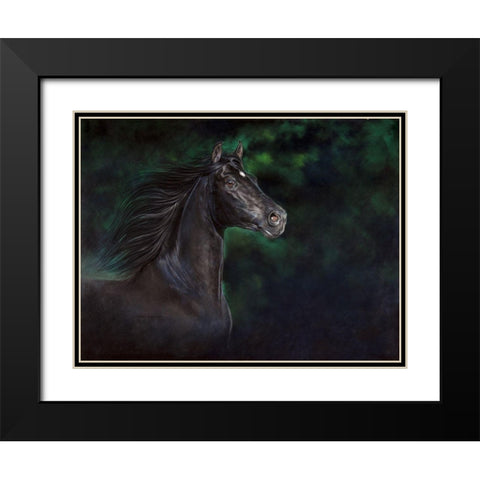 Proud Beauty Black Modern Wood Framed Art Print with Double Matting by Harrison, Lesley