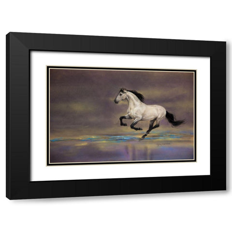 Suzannes Tuno Black Modern Wood Framed Art Print with Double Matting by Harrison, Lesley