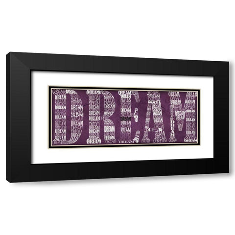 Dream Black Modern Wood Framed Art Print with Double Matting by Wolk, Lisa