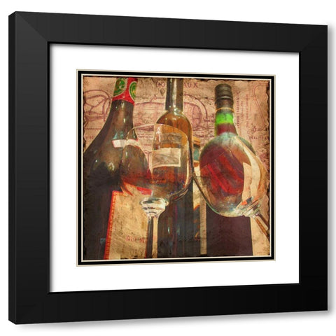 Vintage Selection Black Modern Wood Framed Art Print with Double Matting by Wolk, Lisa