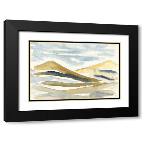 Crossing Hills Black Modern Wood Framed Art Print with Double Matting by Lee, Judson