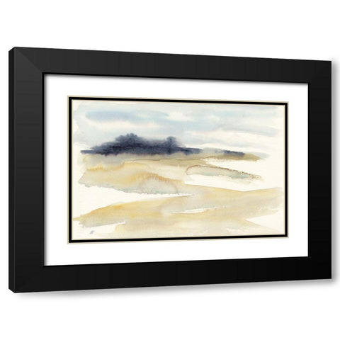 Distant Trees Black Modern Wood Framed Art Print with Double Matting by Lee, Judson