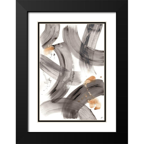 Gold Overlay Black Modern Wood Framed Art Print with Double Matting by Lee, Judson