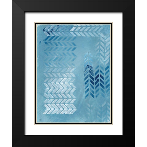 Tire Tracks I Black Modern Wood Framed Art Print with Double Matting by Lee, Judson