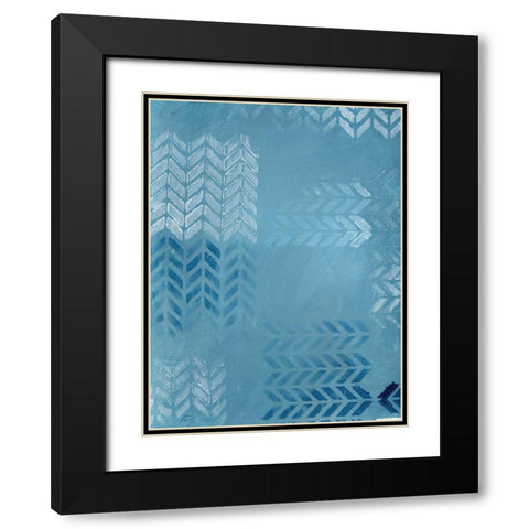 Tire Tracks II Black Modern Wood Framed Art Print with Double Matting by Lee, Judson