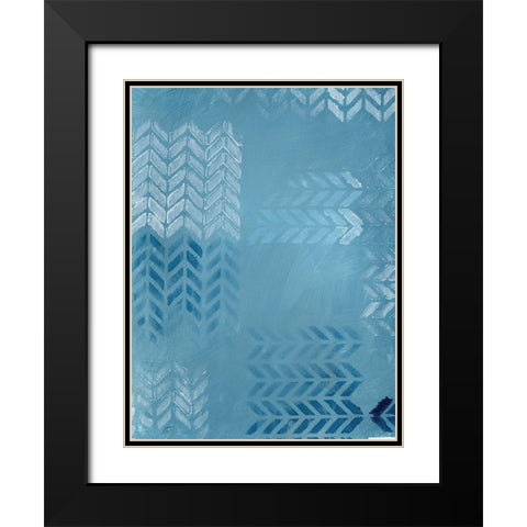 Tire Tracks II Black Modern Wood Framed Art Print with Double Matting by Lee, Judson