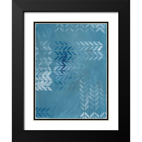 Tire Tracks III Black Modern Wood Framed Art Print with Double Matting by Lee, Judson