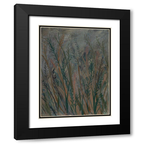 Green Mash Grass II Black Modern Wood Framed Art Print with Double Matting by Lee, Judson