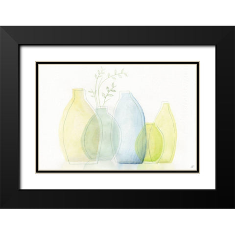 Transparent Glass Black Modern Wood Framed Art Print with Double Matting by Lee, Judson