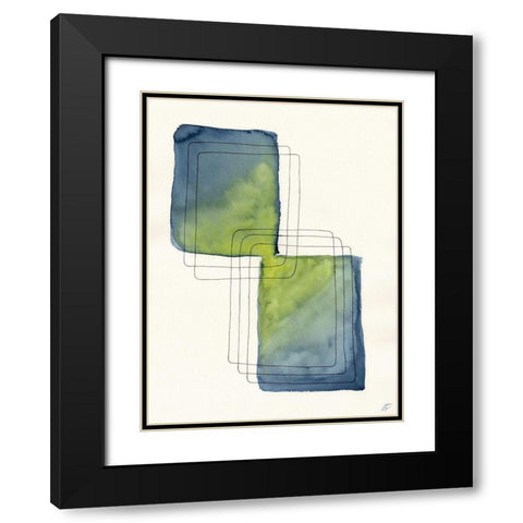 2 Box Sketch Black Modern Wood Framed Art Print with Double Matting by Lee, Judson