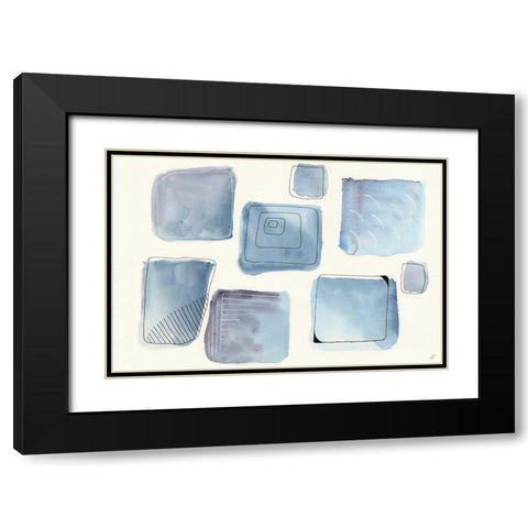 Rounded Box Sketch Black Modern Wood Framed Art Print with Double Matting by Lee, Judson