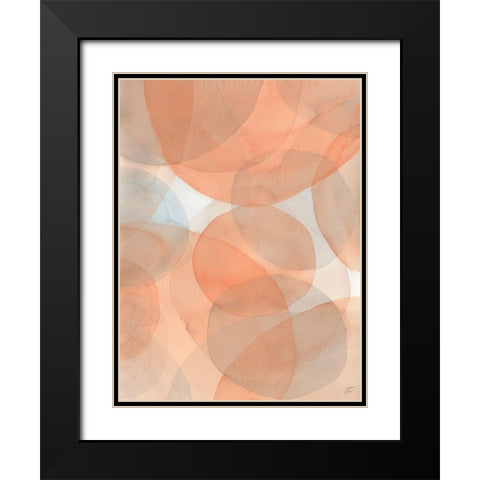 Bubble Water I Black Modern Wood Framed Art Print with Double Matting by Lee, Judson