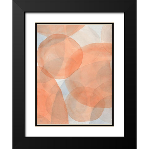 Bubble Water II Black Modern Wood Framed Art Print with Double Matting by Lee, Judson