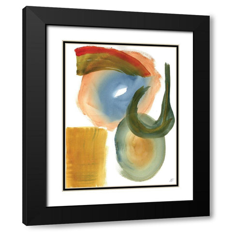 Hook and Eye Black Modern Wood Framed Art Print with Double Matting by Lee, Judson
