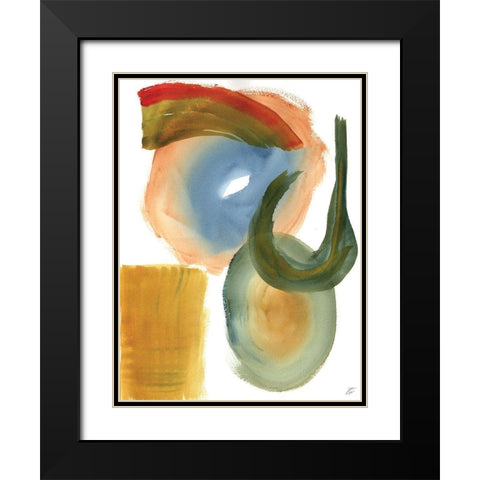Hook and Eye Black Modern Wood Framed Art Print with Double Matting by Lee, Judson