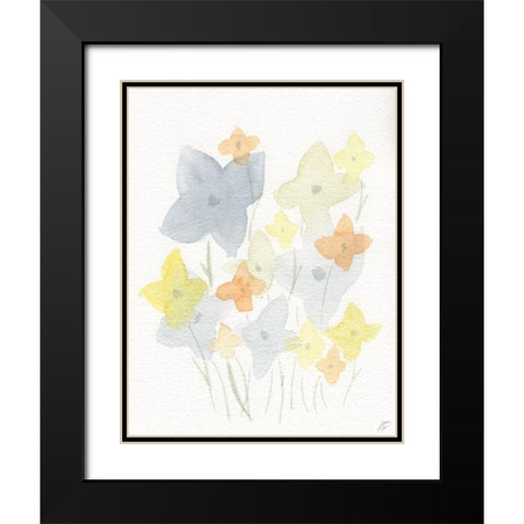 Pinwheel Group Black Modern Wood Framed Art Print with Double Matting by Lee, Judson