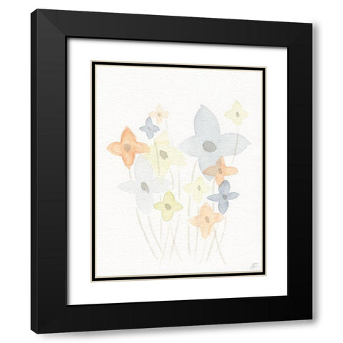 Pinwheel Group II Black Modern Wood Framed Art Print with Double Matting by Lee, Judson
