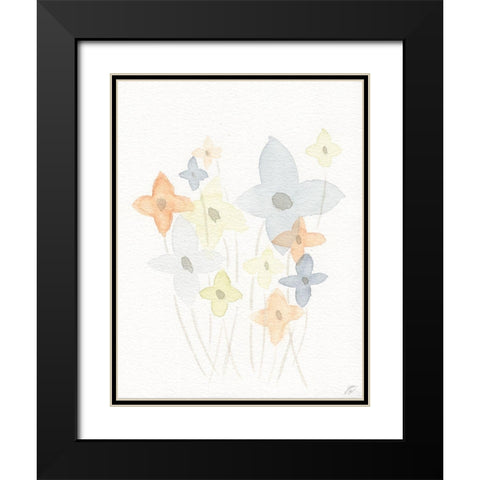 Pinwheel Group II Black Modern Wood Framed Art Print with Double Matting by Lee, Judson
