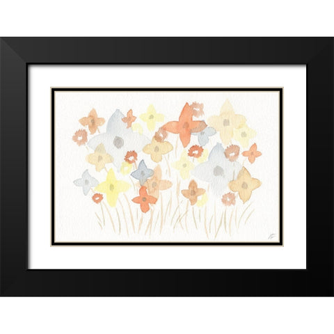 Pinwheel Field Black Modern Wood Framed Art Print with Double Matting by Lee, Judson