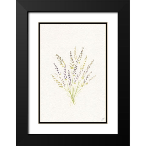 Green and Violet Bundle Black Modern Wood Framed Art Print with Double Matting by Lee, Judson