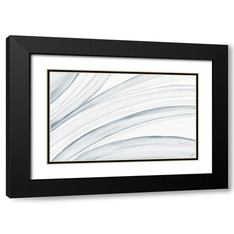 Translucent Arches Black Modern Wood Framed Art Print with Double Matting by Lee, Judson