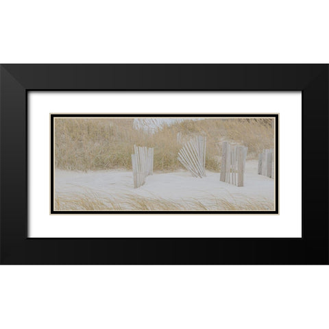 Soft Beach Dune Black Modern Wood Framed Art Print with Double Matting by Lee, Judson