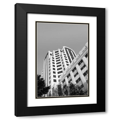 Look Tall Black Modern Wood Framed Art Print with Double Matting by Lee, Judson