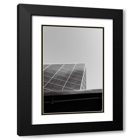 Look Tall II Black Modern Wood Framed Art Print with Double Matting by Lee, Judson