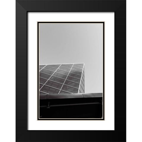 Look Tall II Black Modern Wood Framed Art Print with Double Matting by Lee, Judson