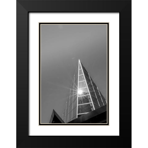 Look Tall III Black Modern Wood Framed Art Print with Double Matting by Lee, Judson