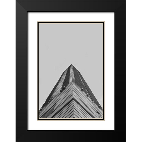 Look Tall IV Black Modern Wood Framed Art Print with Double Matting by Lee, Judson